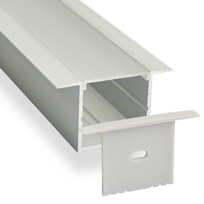 HL-BAPL017 Height 35mm High Power Recessed Extruded Aluminum Channel Profile Good heatsink For Width 30mm Ceiling and Wall LED Lights